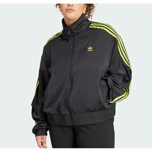 Adidas Originals Women's 2X SATIN FIREBIRD TRACK Top Bomber JACKET New $110 MSRP